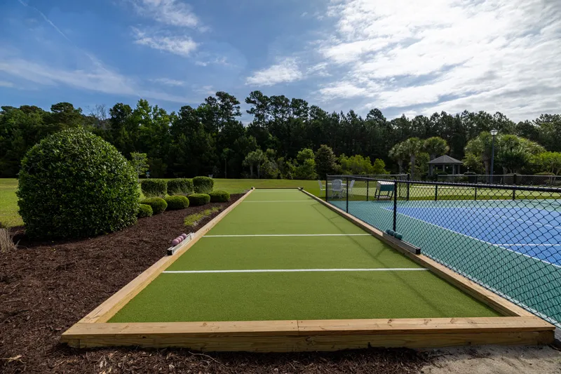 Brightwater Clubhouse Exterior Bocceball