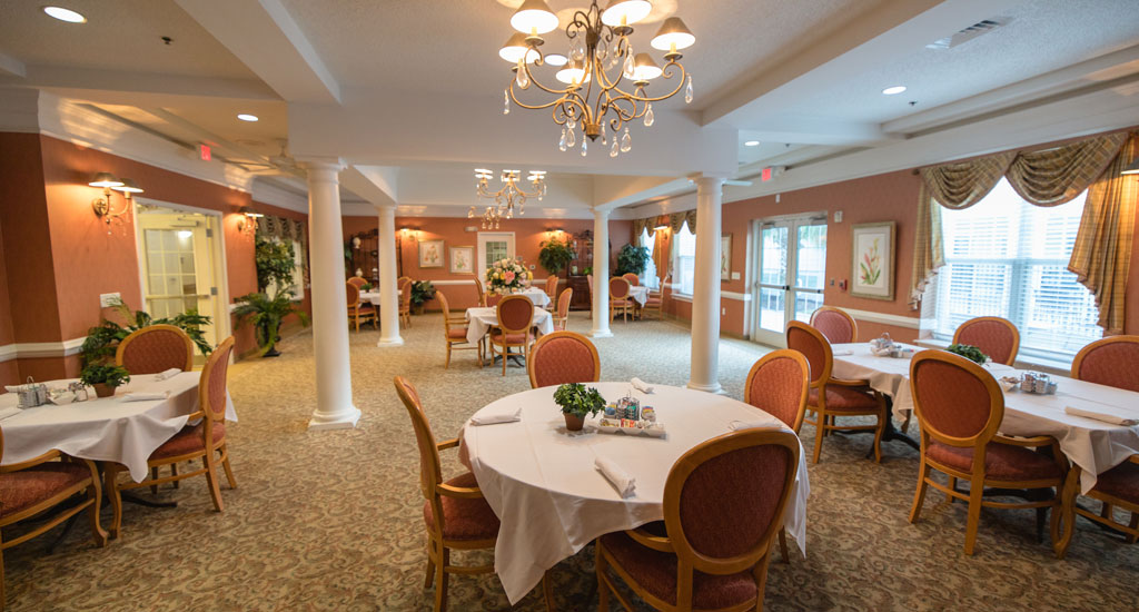 Brightwater Assisted Living Clubhouse Dining