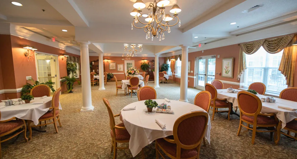 Brightwater Myrtle Beach Assisted Living Clubhouse Dining
