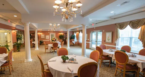 Brightwater Myrtle Beach Assisted Living Clubhouse Dining