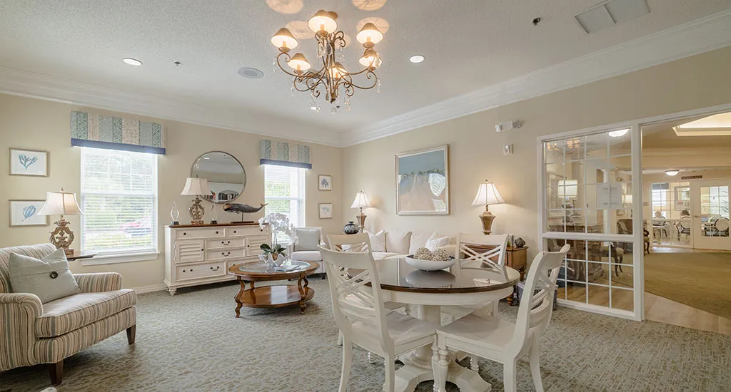 Brightwater Myrtle Beach Assisted Living Social Room 1