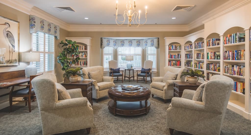 Brightwater Myrtle Beach Clubhouse Library